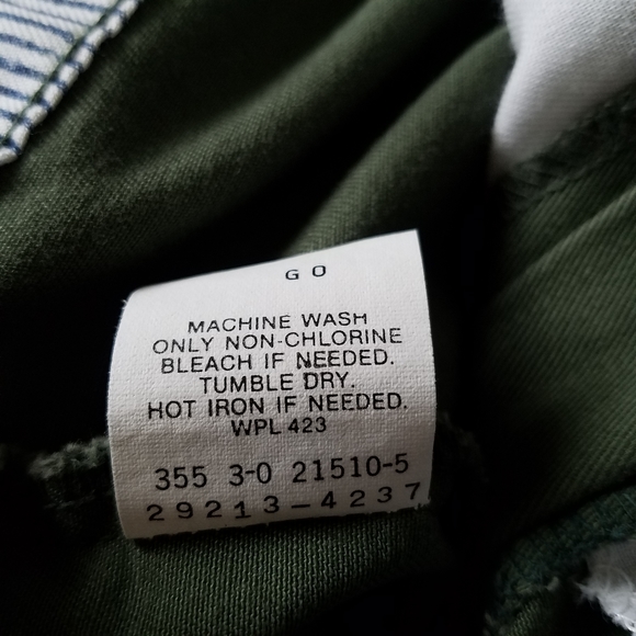 Vintage olive green pleaded front trouser pants - Picture 9 of 12